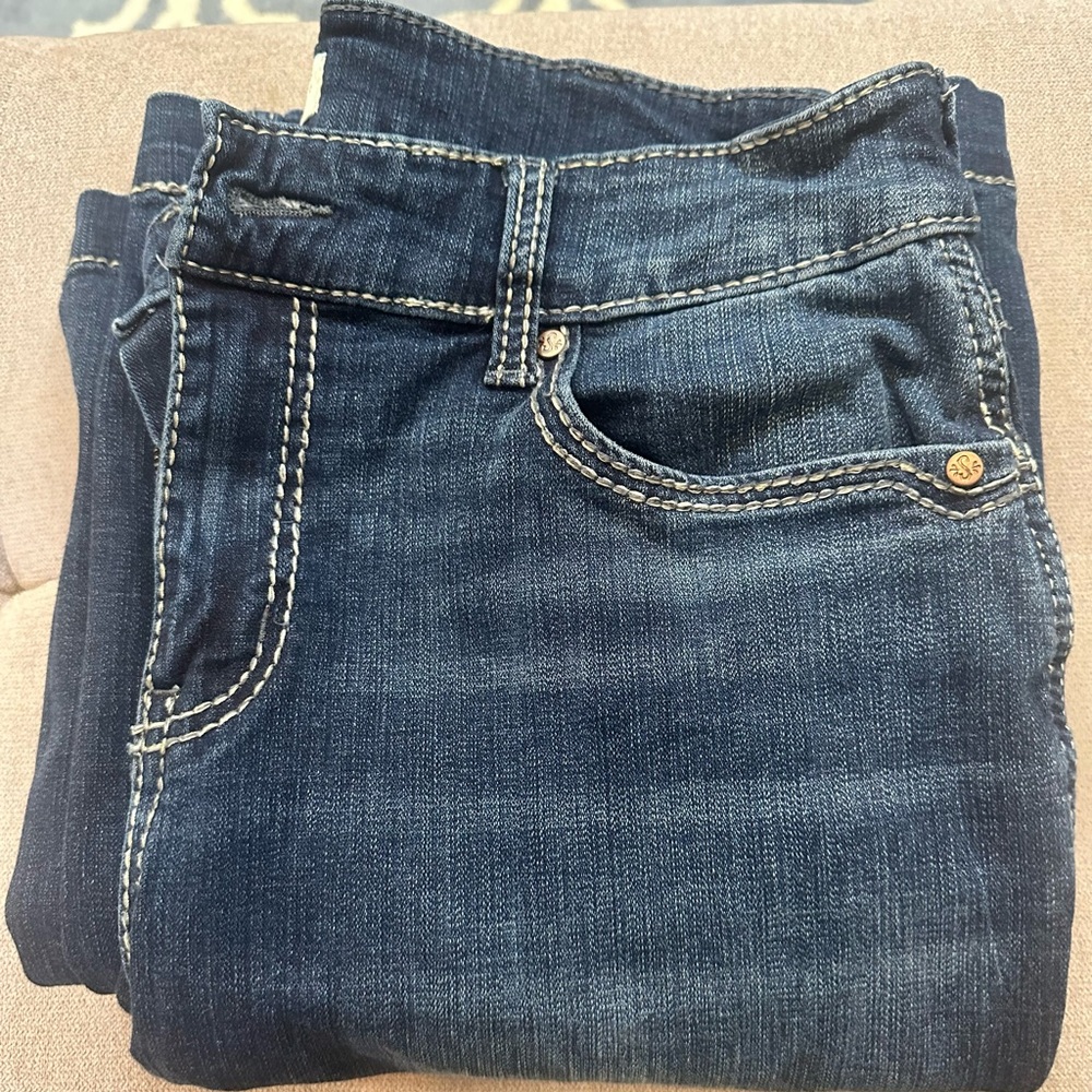 Shyanne Dark Blue Flare Jeans